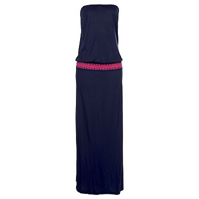 Lascana Women's Bandeau Maxi Dress