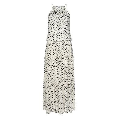 Lascana Women's High Neck Maxi Dress