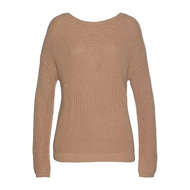 Lascana Women's Back V-Neck Sweater