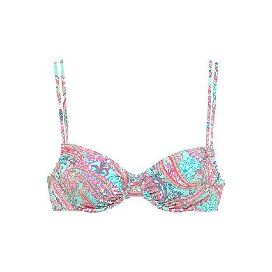 Lascana Women's Paisley Print Underwire Bikini Top