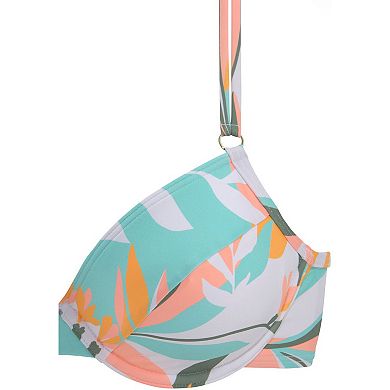 Lascana Women's Printed Underwire Bikini Top