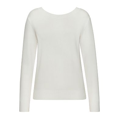 Lascana Women's Lace Back Detail Sweater