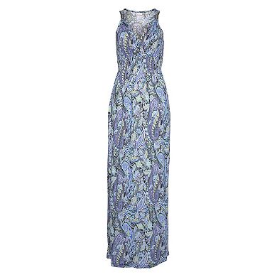 Lascana Women's Paisley Print Maxi Dress