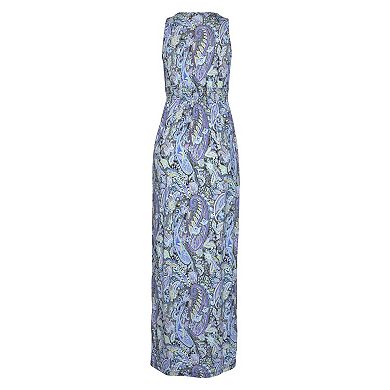 Lascana Women's Paisley Print Maxi Dress