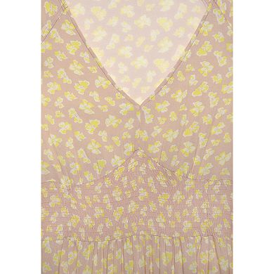 Lascana Women's Floral V-Neck Dress