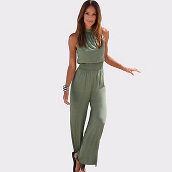 Lascana Women's Halter Neck Jumpsuit