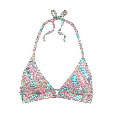 Lascana Women's Paisley Print Triangle Bikini Top