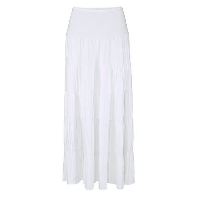 Lascana Women's Flowy Maxi Skirt