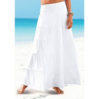 Lascana Women's Flowy Maxi Skirt