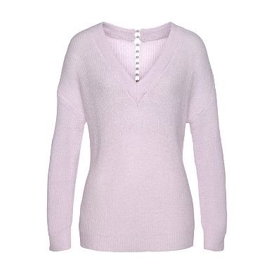 Lascana Women's Beaded Back Sweater
