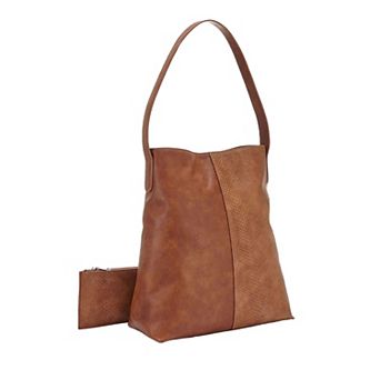 Lascana Women's Faux Leather Shoulder Bag, Cognac, Size O/S