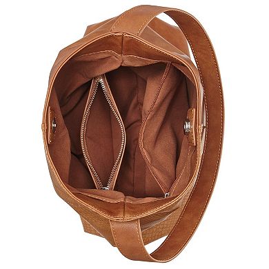 Lascana Women's Faux Leather Shoulder Bag, Cognac, Size O/S