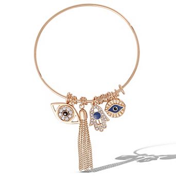JS Jessica Simpson Evil Eye Collar Bracelet