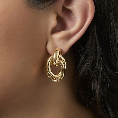 JS Jessica Simpson Heart Circle Stud Earring Set