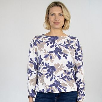 Evelyn Floral Boatneck