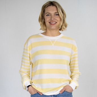 Sunny Striped Crewneck