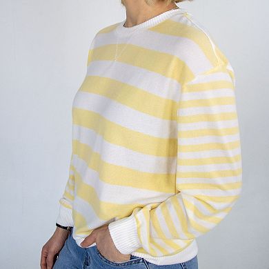 Sunny Striped Crewneck