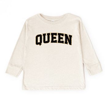 Queen Leopard Print - Toddler Long Sleeve Graphic Tee