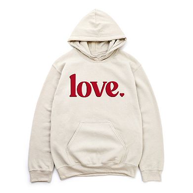 Love Bold Heart Puff - Women's Graphic Hoodie