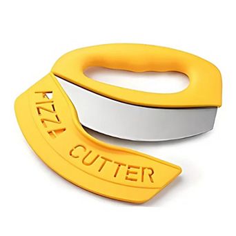 Stainless Steel Pizza Cutter with Cover, 6.1 Inch