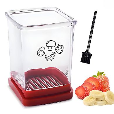 Small Slicer for Fruit Vegetables Eggs with Brush