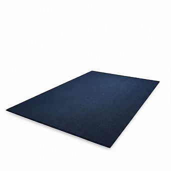 4x6 ft Navy Blue Washable Memory Foam Rug, Non-Slip Indoor Area Carpet