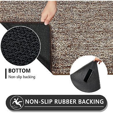 Indoor Doormat, Front Door Mat 20"x32" Absorbent Rubber Backing Non Slip Door Mats, Washable
