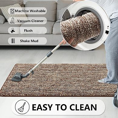 Indoor Doormat, Front Door Mat 20"x32" Absorbent Rubber Backing Non Slip Door Mats, Washable