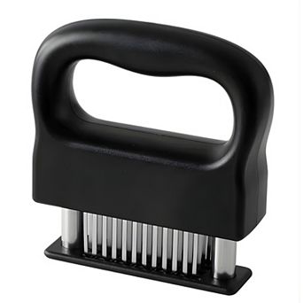 Stainless Steel Meat Tenderizer for Steaks, Chicken, Pork - Sharp Needles to Puncture Meat