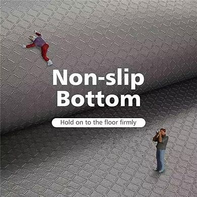 4x6 Grey Fluffy Shag Rug Soft Non-Slip Area Carpet for Home or Nursery