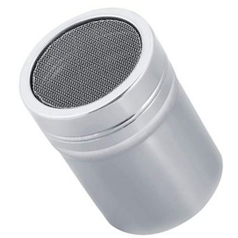 Stainless Steel Powdered Sugar Cinnamon Can Shaker Duster with Fine Mesh Lid