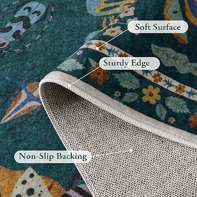 Insect Print 5x7 Area Rugs for Living Room, Soft Washable Rugs for ...