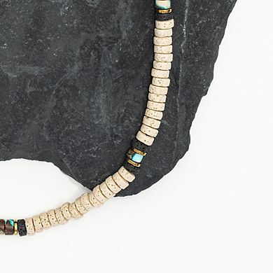 Vanguard Lava Bead Men's Necklace