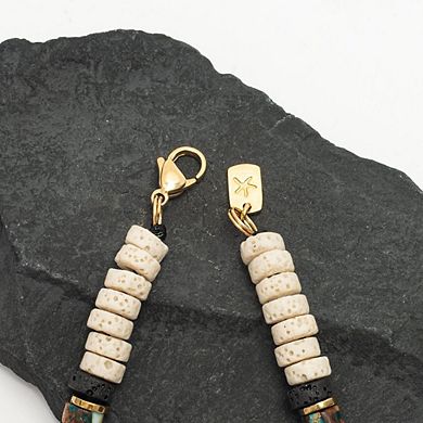 Vanguard Lava Bead Men's Necklace