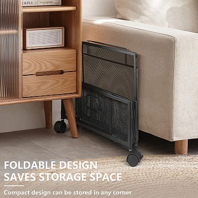 Under Bed Storage Containers with Wheels, Under Bed Organizer Drawer for Clothes, Toy, 2 Packs