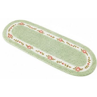 Floral Rose Area Rug, Soft Non-Slip Mat for Bedroom, Living Room, Bathroom