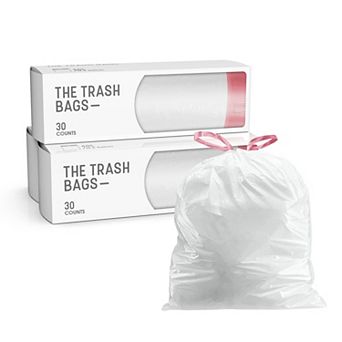10.6 Gallon Kitchen Trash Bags with Drawstring (90-Count)