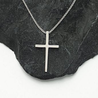 The Classic Cross Necklace in Sterling Silver