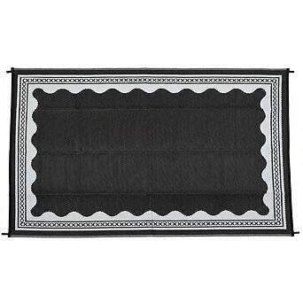 Fashionwu Washable Plastic Modern Abatract Simple Reversible Easy to Clean Lightweight Area Rugs