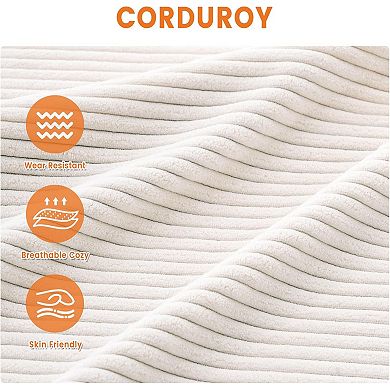 83" Corduroy Loveseat Sofa for Living Room