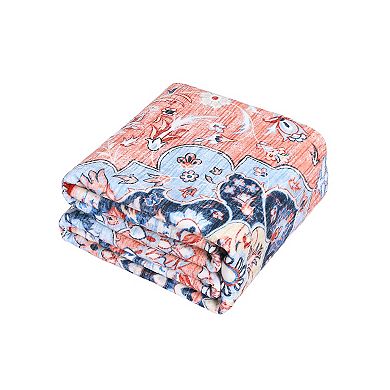 Pearl Velvet Washed Foldable Printed Carpet Persian Mingmei