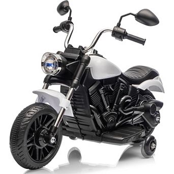 12V Electric Motorcycle w/Detachable Training Wheels