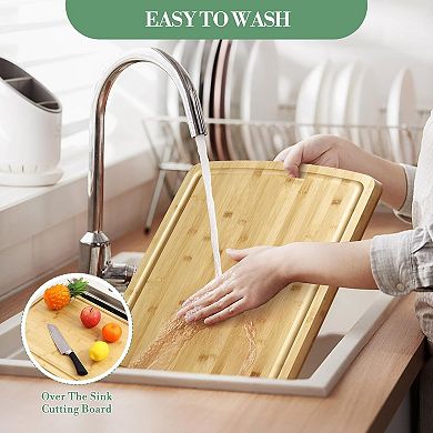 20"X15" Carbonized Bamboo Cutting Board