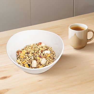 4-Pack 8 Inch 42oz Porcelain Oval Bowls