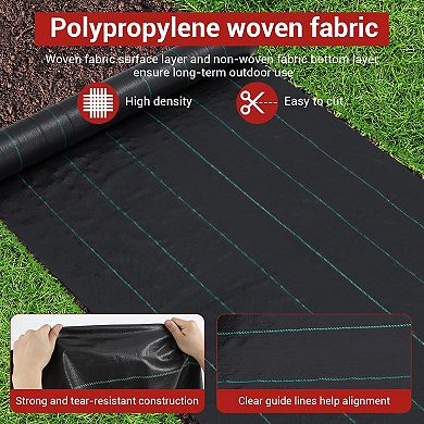 3 x 300 ft Weed Barrier Fabric