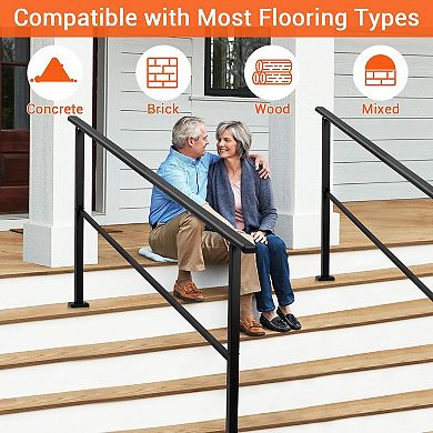 5 Step Handrail for Outdoor & Indoor Steps