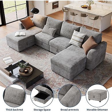 6-Seater Modular Sofa
