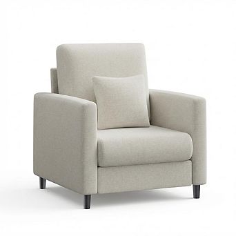 33" Beige Accent Chair