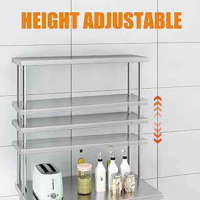 12x36 Double Utility Shelves Rack Deck