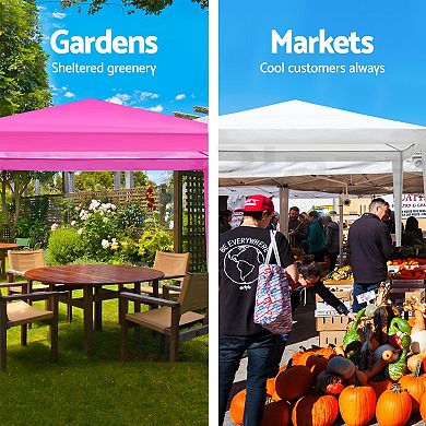 10'x30' Canopy Tent Outdoor Gazebo with 8 Removable Sidewalls